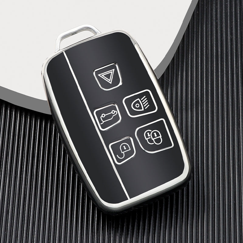 Case for Land Rover, Range Rover Sport, Evoque, Freelander2, Velar, Discovery (Silver edge style)