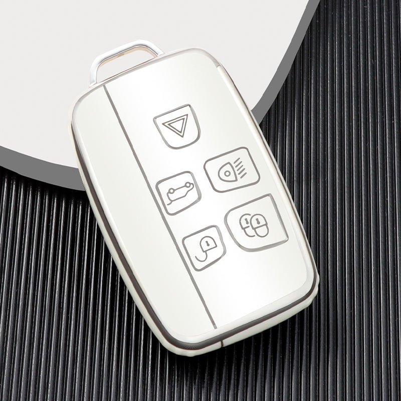 Case for Land Rover, Range Rover Sport, Evoque, Freelander2, Velar, Discovery (Silver edge style)