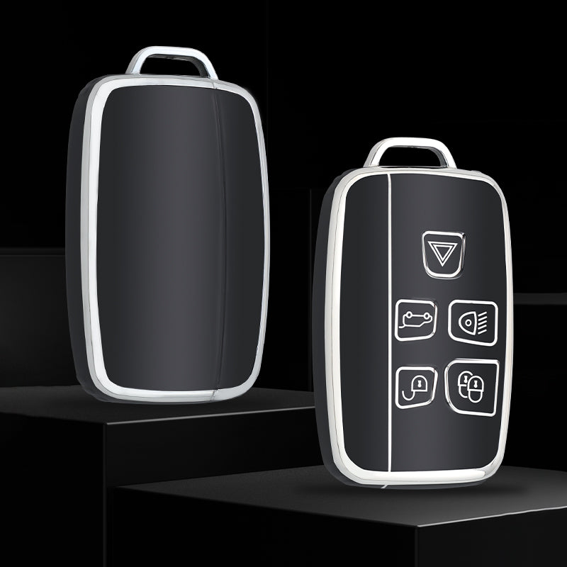 Case for Land Rover, Range Rover Sport, Evoque, Freelander2, Velar, Discovery (Silver edge style)