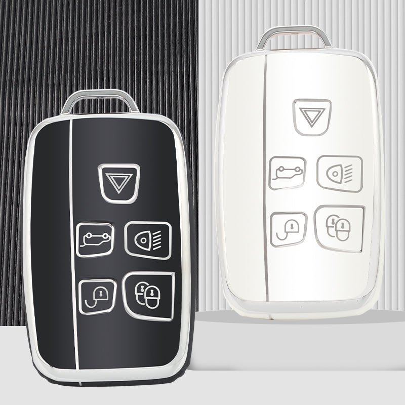 Case for Land Rover, Range Rover Sport, Evoque, Freelander2, Velar, Discovery (Silver edge style)