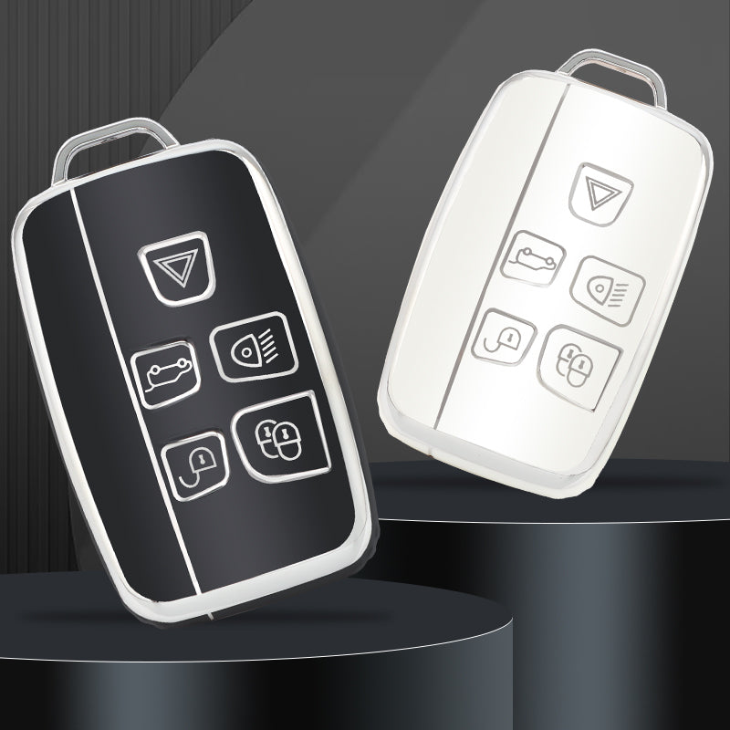 Case for Land Rover, Range Rover Sport, Evoque, Freelander2, Velar, Discovery (Silver edge style)