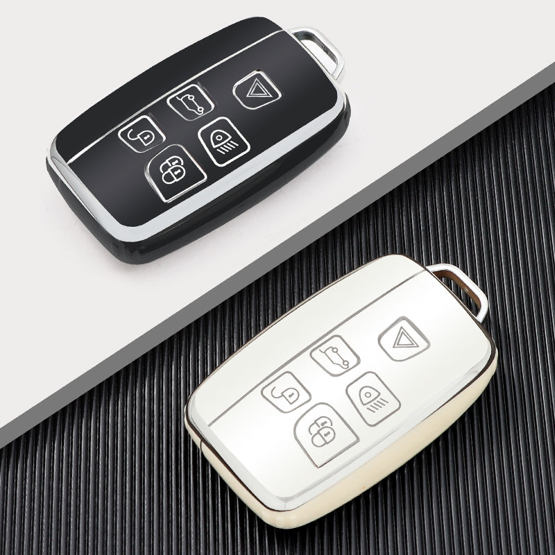 Case for Land Rover, Range Rover Sport, Evoque, Freelander2, Velar, Discovery (Silver edge style)