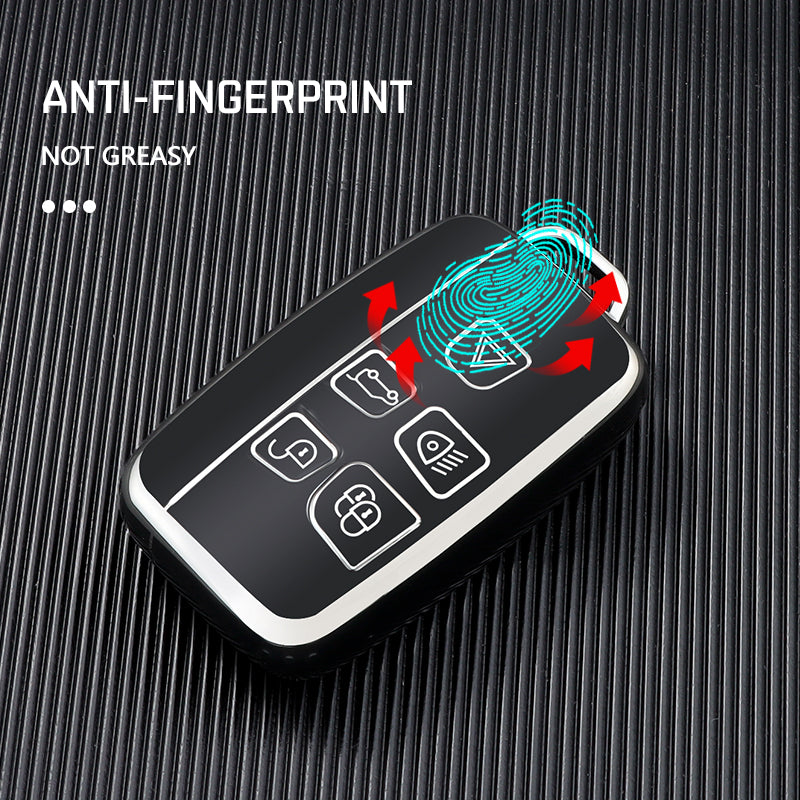 Case for Land Rover, Range Rover Sport, Evoque, Freelander2, Velar, Discovery (Silver edge style)