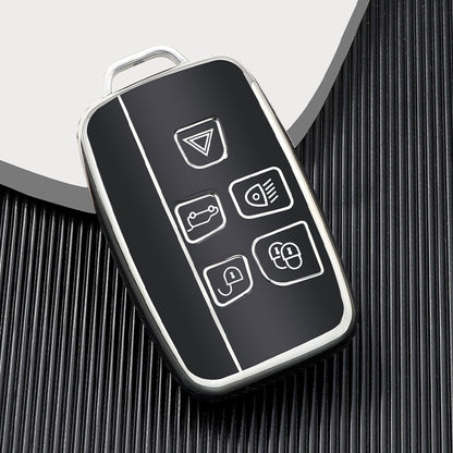 Case for Land Rover, Range Rover Sport, Evoque, Freelander2, Velar, Discovery (Silver edge style)