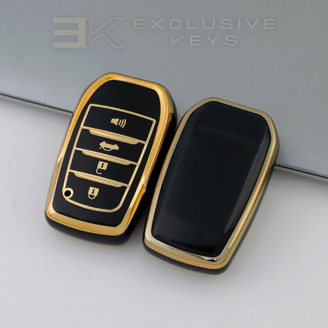 Toyota Smart Key Cover – 4 Buttons (Trunk + Alarm)