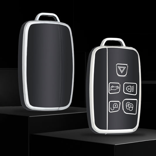 Case for Land Rover, Range Rover Sport, Evoque, Freelander2, Velar, Discovery (Silver edge style)
