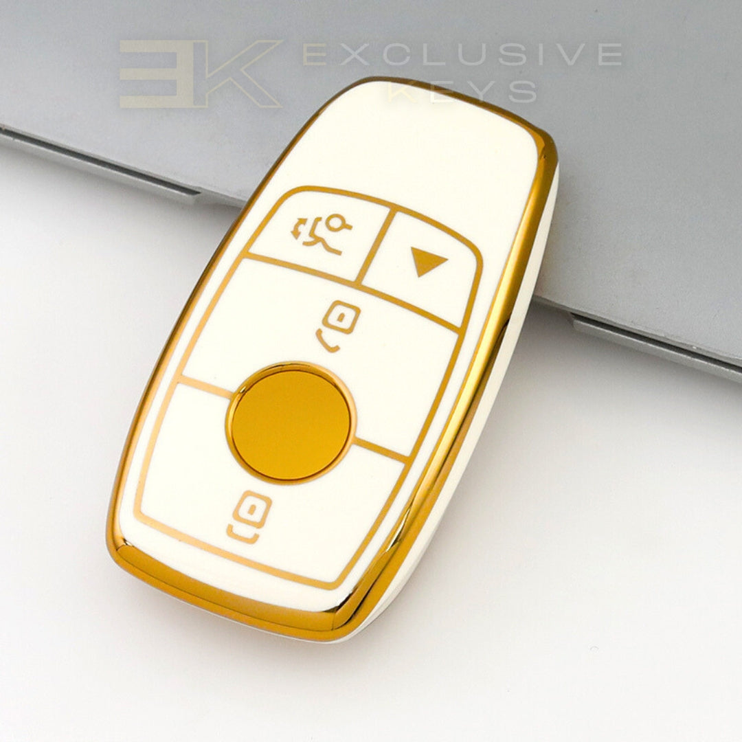 Case for Mercedes Benz A, B, C, E, S, G,  GLC, CLE, CLA Class (AMG) (4 Buttons)