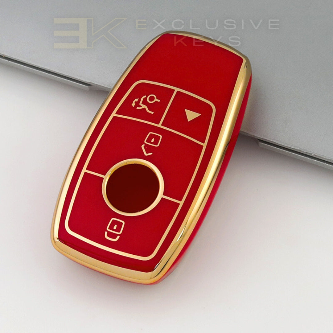Case for Mercedes Benz A, B, C, E, S, G,  GLC, CLE, CLA Class (AMG) (4 Buttons)