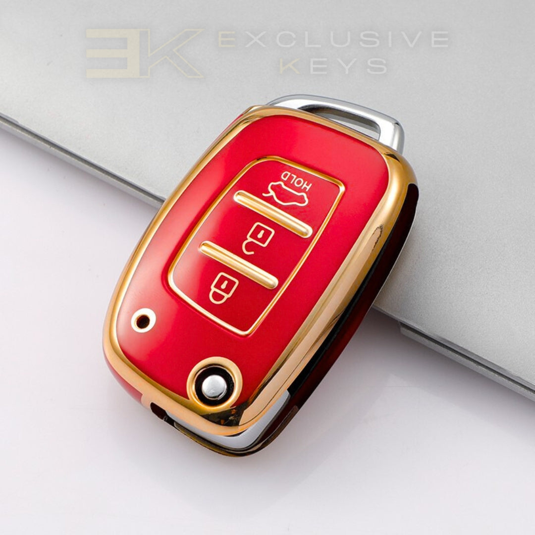 Hyundai Key Cover – 3 Buttons (Trunk HOLD – Bottom Button)