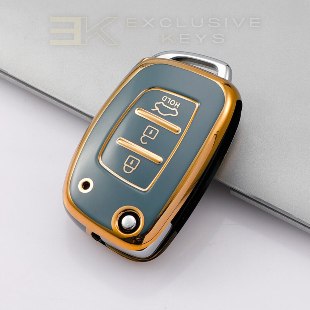 Hyundai Key Cover – 3 Buttons (Trunk HOLD – Bottom Button)