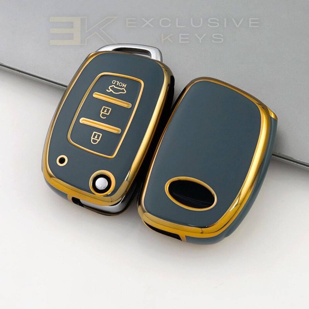 Hyundai Key Cover – 3 Buttons (Trunk HOLD – Bottom Button)