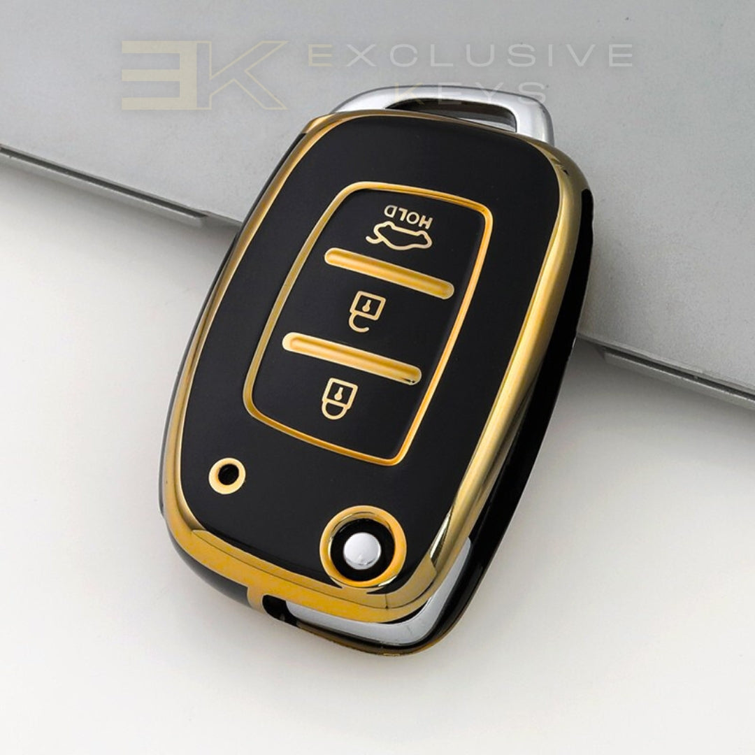Hyundai Key Cover – 3 Buttons (Trunk HOLD – Bottom Button)